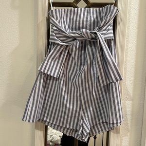 Impeccable Pig Seersucker Romper